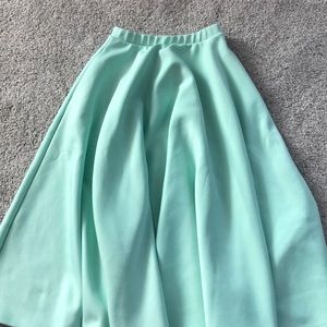 Size S, mint green, polyester.